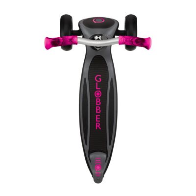 7. Globber Master Prime 3-Wheel Scooter / Black - Neon Pink 664-110