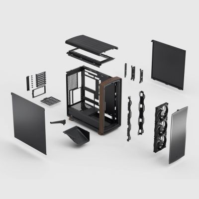 6. Fractal Design Summit Black Solid Midi Tower Black