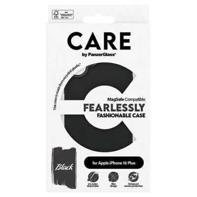 4. CARE by PanzerGlass Fashion Case iPhone 16 Plus 6.7" black/black MagSafe 1379