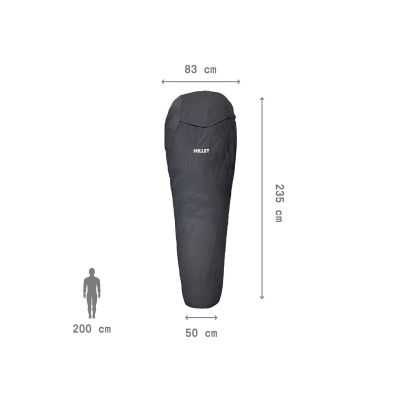 4. MILLET Bivy Bag sleeping bag black
