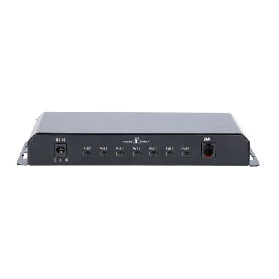 6. Extralink PoE Switch KRATOS 7x Gigabit PoE, 1x Uplink RJ45, Power Supply 24V 2.5A, Power 60W