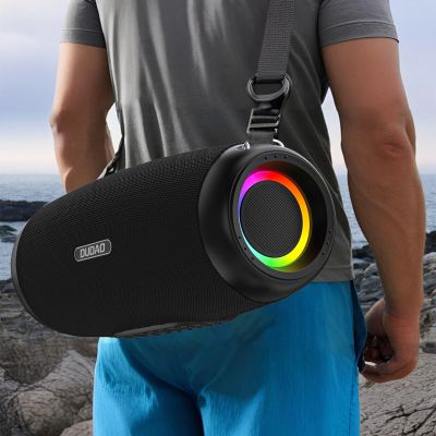 6. Dudao Y21Pro Wireless Speaker with RGB Backlight Bluetooth 5.3 - Black