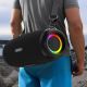 6. Dudao Y21Pro Wireless Speaker with RGB Backlight Bluetooth 5.3 - Black