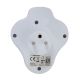 5. ESPERANZA ELECTRIC SPLITTER 2 OUTLETS USB-C USB-A ON WHITE ELK311W