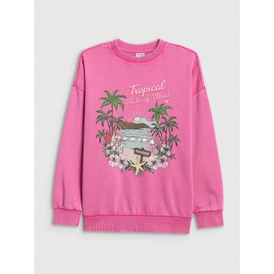 7. Girls' loose sweatshirt without hood 4F 4FJRSS26TSWSF2970-54S