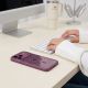 5. Tech-Protect Magmat Magsafe CC Case for iPhone 17 Pro Max / 18 Pro Max - Clear Burgundy