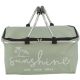 16. FOLDABLE THERMAL TRAVEL BASKET 35L REDCLIFFS GREEN