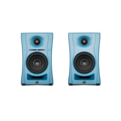 9. KALI AUDIOLP-UNF-B - Pair of Bluetooth monitor speakers. Multimedia speakers, blue.