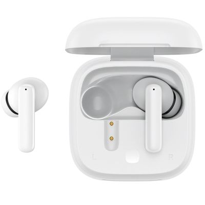 5. QCY T13 In-Ear Headphones with ANC IPX5 Bluetooth 5.3 - White