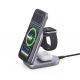 5. Tech-Protect A53 3in1 MagSafe 25W QI2.2 Wireless Charger - Dark Gray