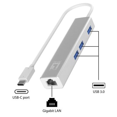 2. LevelOne USB-0504 1000 Mbit/s Ethernet Network Card