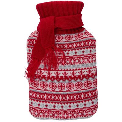 8. RUBBER HOT WATER BOTTLE IN A CASE ALPINA 0.7L NORDIC