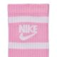 3. Nike Everyday Cush Crew Youth Socks White, Pink, Gray CK7302 905