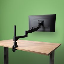 R-Go Tools R-Go Monitor Arm 0"–40" 1 TFT Max. 9 kg Caparo 4 Gas Spring Silver