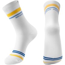 Rockbros sports socks white/striped M