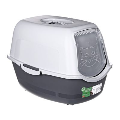 3. DIAMENTIQ BAYA litter box light gray/dark gray - cat litter box