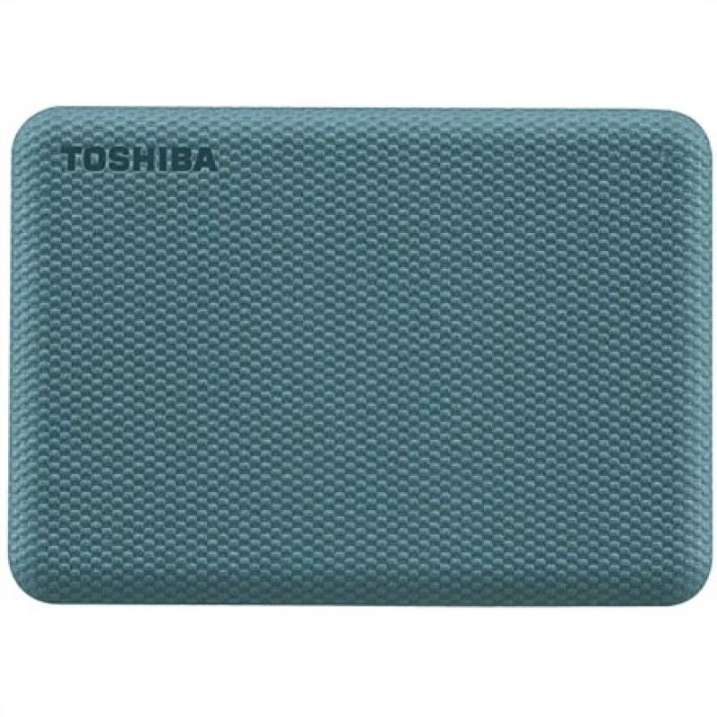 2. Toshiba Canvio Advance External Hard Drive 1 TB 2.5" Micro-USB B 3.2 Gen 1 (3.1 Gen 1) Green