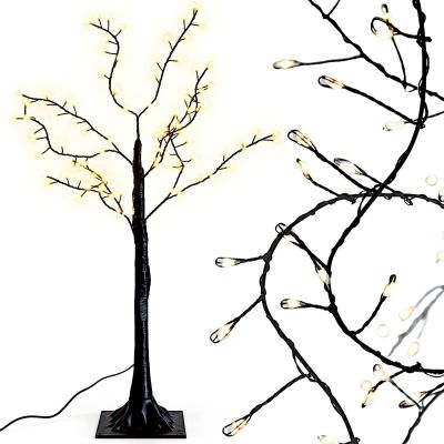 DECORATIVE TREE 150 LED 120 CM BLACK LUCA