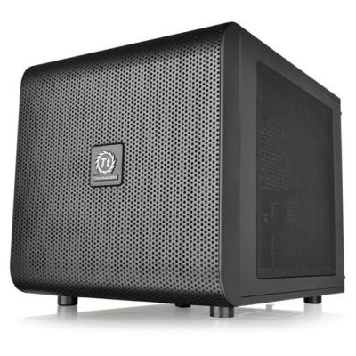 2. Thermaltake Core V21 CA-1D5-00S1WN-00 Case (Micro ATX, Mini ITX; Black)