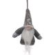 8. DECORATIVE PENDANT SANTA CLAUS WITH HANDLES 11CM GRAY