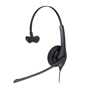 2. Jabra Biz 1500 Mono Headset, Wired, Headband, Office/Call Center, Bluetooth, Black