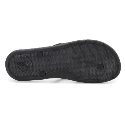7. NEW BALANCE WOMEN`S PRO THONG FLOPS BLACK/TEAL NBW6076BTL