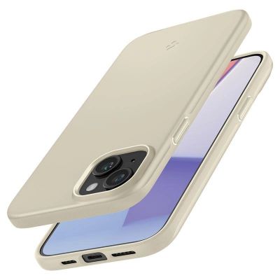 14. Spigen Thin Fit iPhone 15 Plus Case - Beige