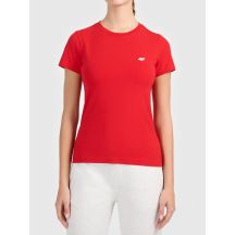 Women's slim cotton T-shirt 4F 4FWAW26TTSHF3500-62S