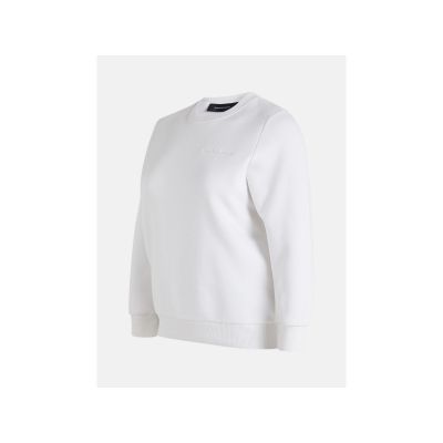 2. Peak Performance W Original Small Logo Crew Sweatshirt White