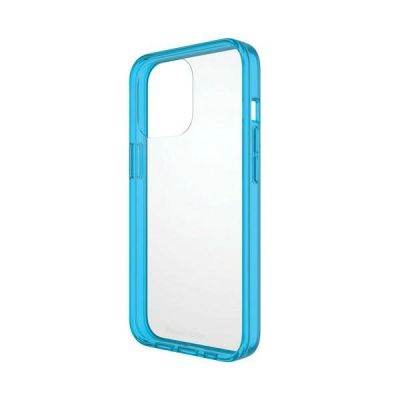 4. PanzerGlass ClearCase Antibacterial Military Grade Certified Case for iPhone 13 Pro - Transparent Blue