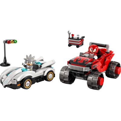 3. LEGO Sonic the Hedgehog 77118 - Silver in the Car vs. Knuckles in the Monster Truck