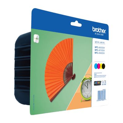 3. Brother LC-129XLVALBP ink cartridge 4 pcs. Original Black, Cyan, Maroon, Yellow
