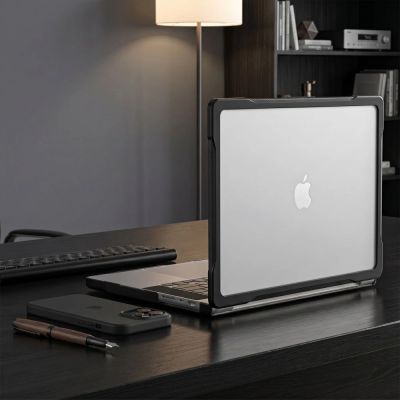 9. Tech-Protect Velar Case for MacBook Pro 16" 2021 / 2023 / 2025 / 2026 - Transparent Black