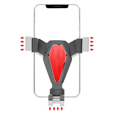 2. Gravity smartphone car holder, silver (YC07)