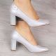 11. Sergio Leone W SK193C Silver Pearl Heel Pumps