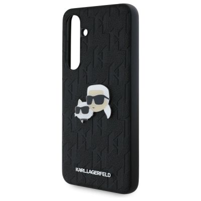 6. Karl Lagerfeld KLHCS24FEPGKLKCPK Sam S24 FE S721 black/black hardcase Monogram Karl&Chaoupette Head Pin