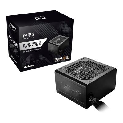6. ASRock PRO-750B 750W 80 PLUS Bronze Power Supply