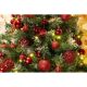 40. DECORATIVE PLASTIC BALL 6CM SET 35 PCS RED