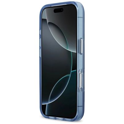 5. Karl Lagerfeld Karl & Choupette Back MagSafe Case for iPhone 17 Pro Max - Blue