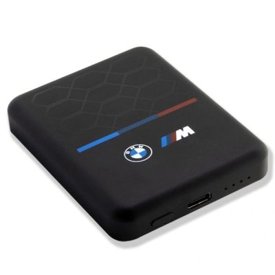 3. BMW M Collection MagSafe 5W 3000mAh Inductive Power Bank - Black
