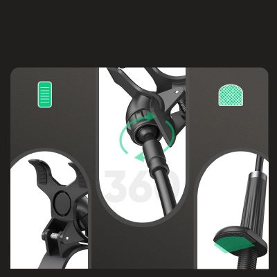 5. Ugreen universal holder stand phone holder tablet (up to 12cm wide) tripod lazy holder with flexible arm white (30488 LP113)