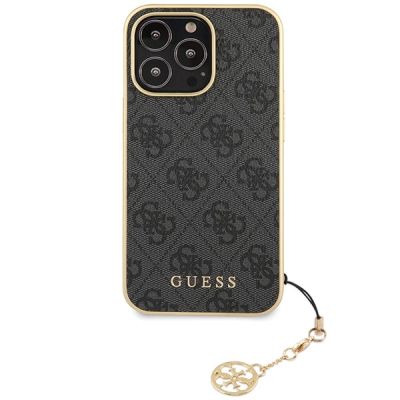 3. Guess 4G Charms Collection case for iPhone 14 Pro - gray