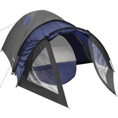 21. ENERO CAMP 4-PERSON COOL BLACK-BLUE TENT