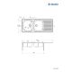2. 2-bowl steel sink with drainer ZEU 3210 5908212005606