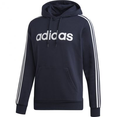 adidas Essentials 3 S PO FL Navy Blue M DU0494 Sweatshirt