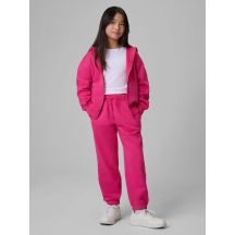 Girls' jogger sweatpants 4F 4FJRSS26TTROF1795-12S