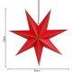 6. DECORATIVE HANGING PAPER STAR FSC 18x60CM RED 7 ARMS MICA