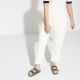 8. Birkenstock Arizona Soft Footbed Oiled Leather Narrow Faded Khaki Slides for Narrow Feet (1019377)