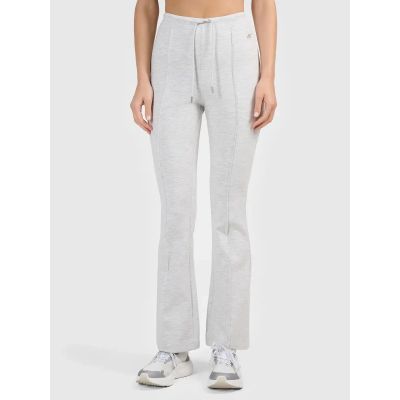 9. Women's 4F flared leg sweatpants 4FWAW26TTROF1747-27M
