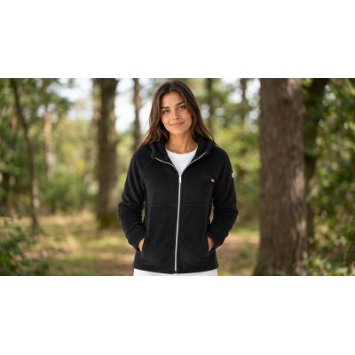 7. Geographical Norway ULOTTA BLACK LADY 047-1 Women's Fleece Jacket (WZ8181F/GN-BLACK)